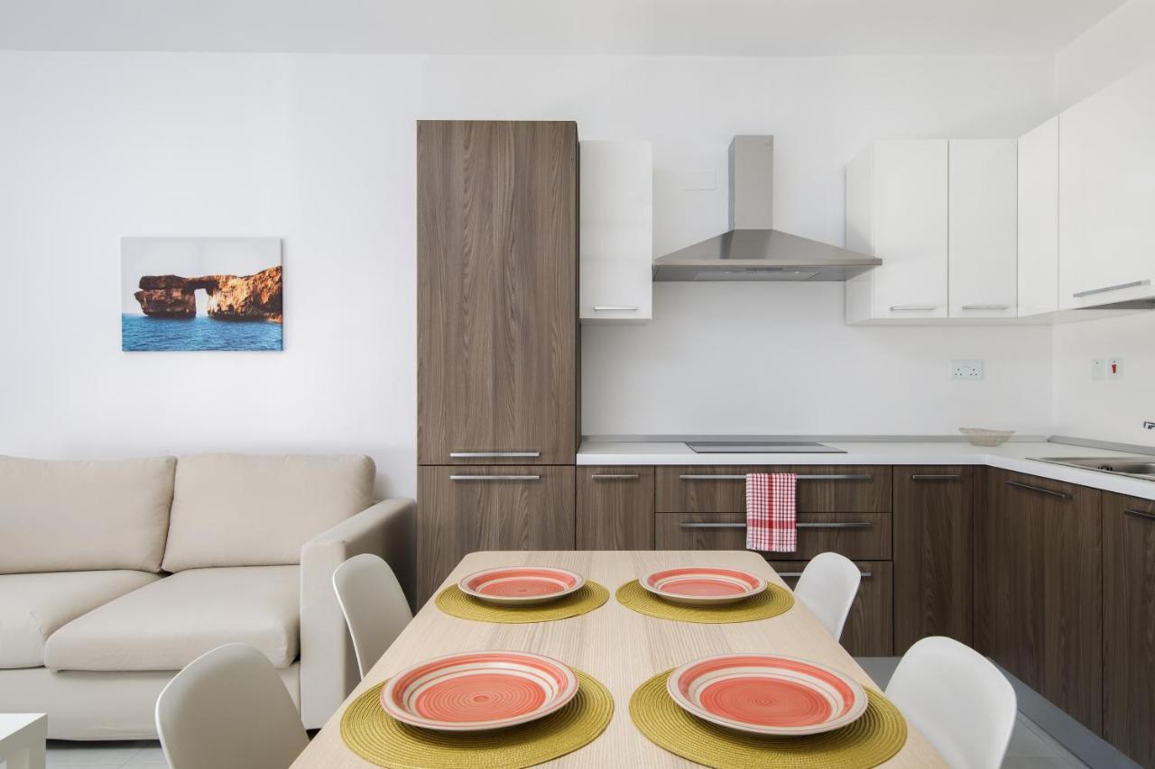 Cosy, Modern 1 Bedroom Apartment San Pawl il-Baħar Kültér fotó